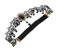 SHERCHPRY Accesorios Cabello Góticos Retro Collar De Con Cristal Bohemio Diadema De Halloween Para De Fiesta De Halloween Joyería Punk