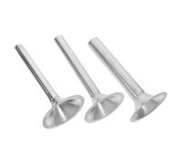 SHERCHPRY Accesorios para Embutidoras de Salchichas de Acero Inoxidable 3 Piezas Embudos de 1.5 a 2.5 Cm para Preparar Embutidos Caseros Fáciles de Limpiar