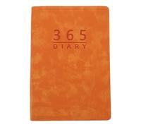 SHERCHPRY Agenda 2023 A5 Color Naranja Cuaderno Diario 365 Días Cuaderno Portátil para Planificación Semanal y Mensual Libro de Planificación para Oficina Estudio y Uso Personal