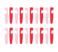 SHERCHPRY Almohadillas Adhesivas para Prensatelas de Remalladora 40 Piezas Almohadilla de Plástico Resistente al Desgaste Compatible Máquinas Overlock Antideslizante para Costura Precisa