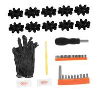 SHERCHPRY Aranedas De Columna De Dirección Flexible 18pcs Set Almohadillas De Acoplamiento Prácticas