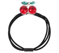 SHERCHPRY Banda Pelo De Cereza Personalizada Gomas Elásticas Para Niñas y Mujeres Cristales De Cereza Accesorios Cabello Para Fiestas