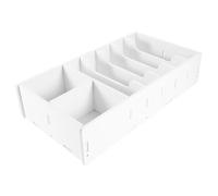 SHERCHPRY Bandeja Organizadora para Cajón de Grande 7 Compartimentos Caja de Almacenamiento para Billetes y Monedas Contenedor de Escritorio para Manejo de Dinero Uso Oficina y Caja