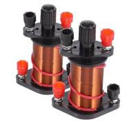 SHERCHPRY Bobina Experimental de Física para Enseñanza Bobina de Inducción Electromagnética de Cobre 2 Piezas Equipo Didáctico para Experimentos de Electromagnetismo