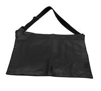 SHERCHPRY Bolsa Cinturón para Brochas De Maquillaje 32 Compartimentos Tamaño Mediano Material PU Negro para Maquilladores Profesionales Cine y Fotografía Bolsillos Múltiples