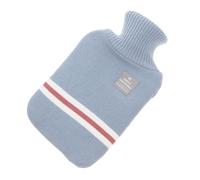 SHERCHPRY Bolsa de agua caliente tibia mini bolsa de agua caliente bolsa de agua caliente para la cama bolsa de agua caliente con tapa PVC de alta resistencia Sky-blue