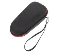 SHERCHPRY Bolsa de Almacenamiento Portátil para Máquina de Afeitar Eléctrica y Recortadora de Barba, Resistente al Agua, Bolsillos de Malla para Accesorios, Color Rojo, Diseño Compacto para
