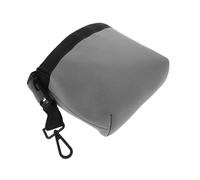 SHERCHPRY Bolsa Limpieza Golf Portátil y Ligera con Clip Desmontable Funda Fácil de Limpiar para Cuidado de Bolas y Accesorios de Golf Multiusos para Exteriores Gris