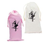 SHERCHPRY Bolsa para Guardar Zapatos de Ballet Organizador de Zapatos Cordón Práctica para Viajes para Zapatillas de Ballet para Mujer o Niña