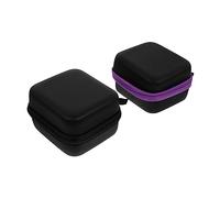 SHERCHPRY Bolsas de Transporte para Aceites Esenciales 2piezas Negras de PU Divisor Flexible y Colgante para Organizar y Conservar Botellas de Diferentes Tamaños