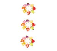 SHERCHPRY Botellas De Viaje De Silicona Con Diseño De Frutas Botellas Rellenables Para Cosméticos Y Emulsiones Accesorios Portátiles Y Divertidos Para Y 8 Piezas X 3