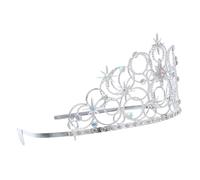 SHERCHPRY Bridal Rhinestone Star Tiara With Side Combs Lightweight Zinc Alloy Crown For Secure Fit Elegant Headband For Weddings Proms And Themed Parties