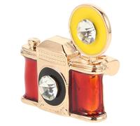SHERCHPRY Broche Cámara Retro Esmaltado Pedrería Pin Vintage para Fotógrafos Accesorio Multifuncional para Mochilas Ropa y Sombreros Diseño Único para Amantes Fotografía
