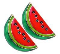 SHERCHPRY Broche Sandía Palestina 4 Piezas Palestina Pin Palestina Broche Sandía En Forma De Fruta Sandía Esmalte Insignia De Joyería Para El Verano Hawaiano