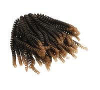 SHERCHPRY cabello torcido en elástico para borgoña negro pelucas cortas de cabello humano pelucas de cabello humano pelucas de resorte helicoidal Alambre de alta temperatura