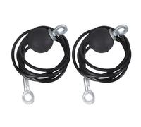 SHERCHPRY Cable de Acero para Gimnasio 2 Piezas 14 M Grosor 5 MM Recubrimiento Silencioso Accesorio de Tracción para Máquinas de Fitness en Casa Cable Resistente para Polea y Equipos de
