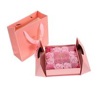 SHERCHPRY Caja De Obsequio De Rosas De Jabón Caja De Flor De Jabón Día Madre Obsequio De Cumpleaños De San Valentín