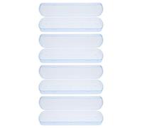 SHERCHPRY Caja Organizadora para Cepillos de Dientes y Pasta Dental, Set de 4 Piezas de Plástico Compacto y Transparente, Práctica para Viajes y Uso Diario