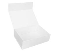 SHERCHPRY Caja para Regalo con Tapa de Cierre Magnético Caja de Grueso Resistente y Reutilizable Diseño Elegante Blanco Grande para Propuestas de Boda Regalos Creativos y Almacenamiento