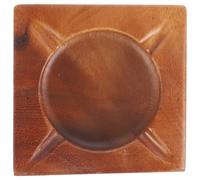 SHERCHPRY Cenicero de Madera Diseño Estable Vintage para de Mesa y Tamaño Grande, Adecuado para y Colección Personal
