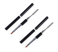 SHERCHPRY Cepillo de Gel para Uñas con Picker Dual Ended Herramienta de para Manicura Diseño Salón y Personal para Aplicación de Gel y Extensiones de Uñas