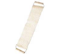 SHERCHPRY Cepillo Exfoliante de Espalda de Fibra de Sisal Textura Áspera para Ducha y Baño, Herramienta Natural para Limpieza Corporal y Masaje Eficaz