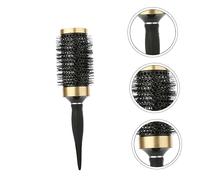 SHERCHPRY Cepillo Moldeador para Pelo Rizado con Mango Ergonómico Peine Rotatorio Ligero para Salón y Doméstico Herramienta Profesional para Peinados y Cuidado