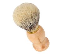 SHERCHPRY cepillo para barba cepillo para el cabello de hombres de limpieza de cerdas para barba para el cabello de cerdas melena Beige