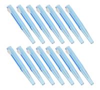 SHERCHPRY Cepillos Interdentales Push-Pull 60 Piezas Azul Palillos Interdentales Suaves para Limpieza Precisa Herramienta de Higiene Bucal para Espacios Reducidos y Uso Diario