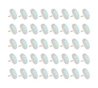 SHERCHPRY Chinchetas Brillantes de Resina 18 MM Gemas de Imitación 40 Unidades para Tableros de Corcho Fotos Carteles Decoración de Oficina y Hogar Sujetar Mapas y Notas