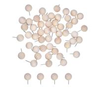 SHERCHPRY Chinchetas de Madera Cabeza Redonda 120 Unidades Pin de Placa Multifunción para Tablero de Corcho Uso en Oficina Hogar y Aula Fijación Resistente para Fotos y Documentos