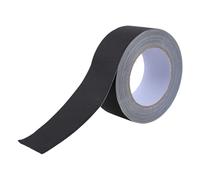 SHERCHPRY Cinta Adhesiva de Tela Mate Negra 5 CM X 275 M Cinta para Alfombras de Alta Resistencia para Cubrir Cables Rollo Profesional para Señalización y Manualidades Industrial