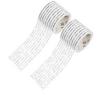 SHERCHPRY Cinta Adhesiva Washi Gótica 35 MM 2 Rollos Decorativos para Álbumes de Recortes Diarios y Scrapbooking Papel Decorativo Vintage para Manualidades