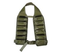 SHERCHPRY Cinturón Porta Cerveza Ajustable de Lona Verde 12 Bolsillos para Bebidas Chaleco Cómodo para Camping Senderismo y Festivales Soporte Cintura para Latas y Botellas Manos Libres