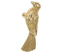 SHERCHPRY Classic Brass Bird-Shaped Cabinet Knob for Wardrobes and Dressers, Vintage Style with Sturdy Build and Smooth Handling for Furniture Use