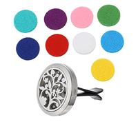 SHERCHPRY Clip De Aromaterapia De Coche Ventilación De Coche Esencial Clip De Ambientador De Ventilación Clip De Coche Hueco Tapas De Llaves Difusor De Coche Decorar Acero Inoxidable Ahuecar