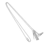 SHERCHPRY Colgante Collar de Peluquera para Mujer Diseño de Peine y Secador de Pelo, Cadena Larga de Aleación de Zinc, Accesorio de Moda Vintage para Fiestas y Uso Diario