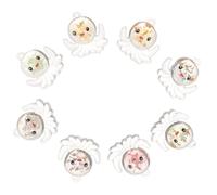 SHERCHPRY Colgantes de Pulpo DIY de Resina 25X27 MM 10 Piezas 7 Colores Surtidos para Bisutería Dijes Lindos para Collar Pulsera y Accesorios de Joyería Creativa