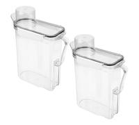 SHERCHPRY Contenedor Portátil de Detergente para Ropa con Tapa Hermética y Asa, Cubo de Plástico de Gran Capacidad para Almacenamiento y Uso Doméstico