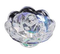 SHERCHPRY Copa De Cristal Para Manicura Vaso Octagonal Con Tapa Bandeja Para Uñas Soporte De Vidrio Para Cuidado De Uñas y Trabajos De Precisión