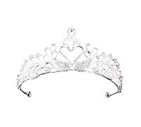 SHERCHPRY Coronas De Bodas Para Novia Tiara Rhinestones Accesorio Para Bodas y Celebraciones
