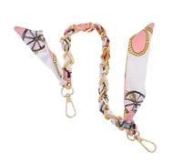 SHERCHPRY Correa Metálica para Bolso Bandolera Hebillas Resistentes, Cadena Decorativa para Mujer en Ambiente Diario y Bufanda de Seda