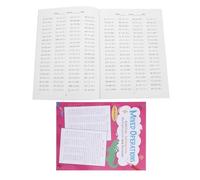 SHERCHPRY Cuaderno de Matemáticas para 24 Páginas 2 Libros de Ejercicios de Aritmética de Primaria Sustracción Suma Multiplicación y División Práctica Diaria para Escuela y Refuerzo