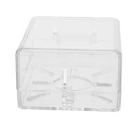 SHERCHPRY Cubierta Protectora Transparente para Interruptor Bloqueo Apertura de 30Mm y Diseño Cruzado Tapa de Protección para Enchufes Eléctricos Prevención de Activación Accidental en