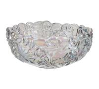 SHERCHPRY Cuenco para Remojo de Manos para Manicura en Vidrio Resistente, Diseño Patrón Decorativo y Colores Brillantes, Adecuado para Suavizar Cutículas y Cuidado de Uñas en Salón y Hogar