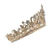 SHERCHPRY de Boda con Cristales y Diadema Tocado de Princesa con Diseño Completo Accesorio Ligero y Resistente para Novia Fiestas y Celebraciones