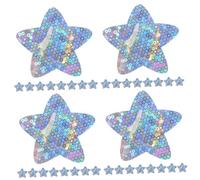 SHERCHPRY De Star Temporario Vendajes Parche Envoltura Pegatinas Etiquetas Adhesivas Venesos Estar Para Adolso Star Shapbandaids De Polivinilo 50 Piezas X 4