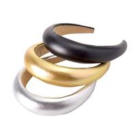 SHERCHPRY Diadema Ancha De Esponja Negra Estrecha Cabello, 1 Unidad, Banda Suave y Ligera, Para Mujer y Niña, Adecuado Para Uso Diario y Cuidados Faciales