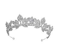 SHERCHPRY Diadema Barroca con Rhinestones Elegante para Novias y Damas de Honor Accesorio de Boda y Decoración para Peinado Diseño Chic y Firme para Mujeres y Niñas