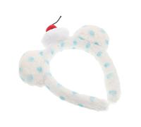 SHERCHPRY Diadema con de Oso Lavado de Cara Diadema de Puntos para Niños y Mujeres Accesorio de Spa